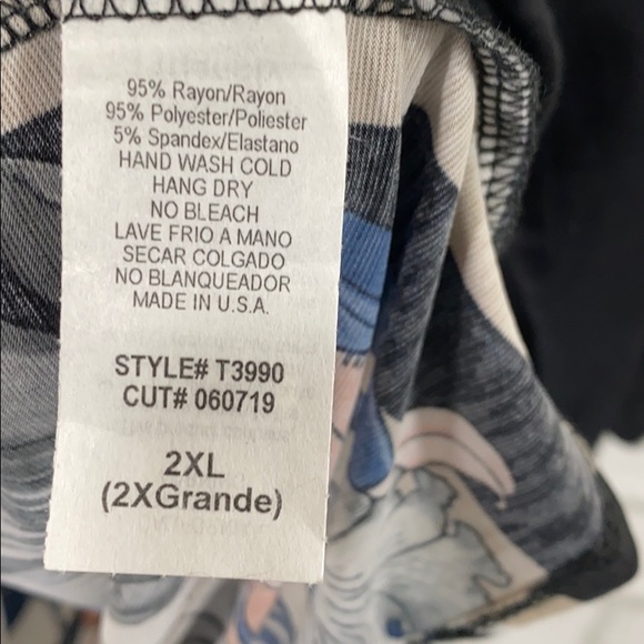 Vision floral blouse size 2X - Picture 4 of 7